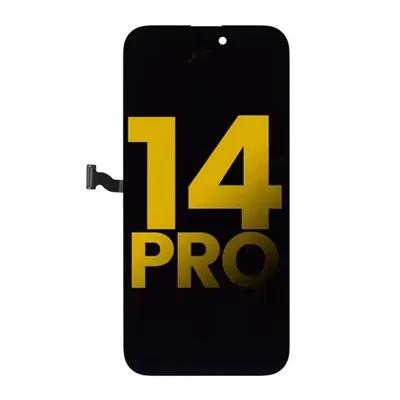 Wie sieht der LCD-Bildschirm des iPhone 14 Pro bei der Anzeige von hellen, farbigen Inhalten aus?